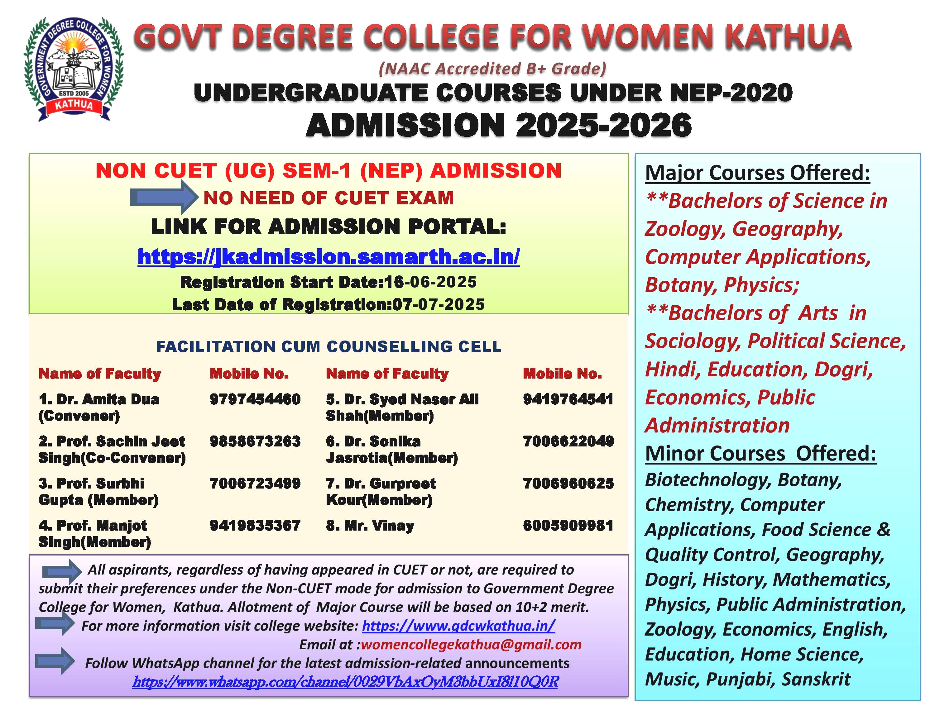 SEM-1 ADMISSION 2024-25